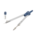 Циркуль металлический Calligrata, 135 мм, с грифелем, в пластиковом пенале - Фото 4