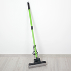 Швабра для мытья пола с роликовым отжимом Доляна, насадка ПВА 27×6 см, телескопическая ручка 78-110 см - Фото 2