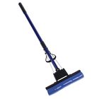 Швабра для мытья пола с роликовым отжимом Доляна, насадка ПВА 27×6 см, телескопическая ручка 78-110 см - Фото 3