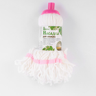 Насадка для швабры верёвочная Доляна, микрофибра 150 гр, цвет МИКС - Фото 6