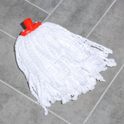 Насадка для швабры верёвочная Доляна, микрофибра, 100 гр, цвет белый
