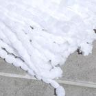 Насадка для швабры верёвочная Доляна, микрофибра, 100 гр, цвет белый - Фото 4