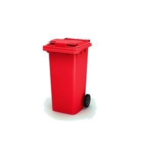 Передвижной мусорный контейнер 120л., МКА-120, 93,7х55,5х48см, красный