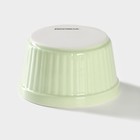 Рамекин из жаропрочной керамики Доляна «Нюд», 200 мл, 9×5 см, цвет зелёный - Фото 3