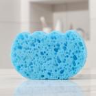 Губка для тела «Радость», 13,5×8,5×3,5 см, цвет микс - Фото 1