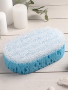 Губка для тела массажная «Удовольствие», 10.5×6×16.5 см, МИКС - Фото 1