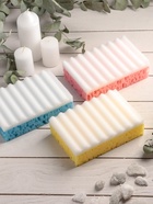 Губка для тела массажная «Совершенство», 16.5×10.5×5 см, МИКС - Фото 4