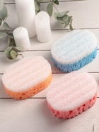 Губка для тела массажная «Эмоция», 13×8.5×5 см см, МИКС - Фото 4