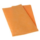 Салфетка бытовая для пола «Универсальная», 50×60 см, вискоза, цвет оранжевый - фото 8227857