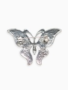 Брошь «Галиотис» бабочка летящая, в серебре - Фото 3