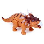 Динозавр «Трицератопс», работает от батареек, световые и звуковые эффекты, МИКС - фото 24452490