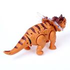Динозавр «Трицератопс», работает от батареек, световые и звуковые эффекты, МИКС - фото 24452492