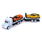 Грузовик инерционный «Автовоз», с 2 машинками, МИКС - Фото 6