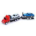 Грузовик инерционный «Автовоз», с 2 машинками, МИКС - Фото 7