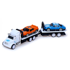 Грузовик инерционный «Автовоз», с 2 машинками, МИКС - Фото 8