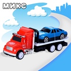 Грузовик инерционный «Эвакуатор» с машинкой, МИКС - Фото 9