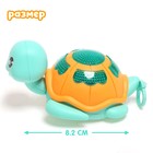 Игрушка заводная «Черепаха», световые эффекты, цвета МИКС - Фото 2