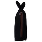 Пенал-тубус школьный на молнии «Заяц» черный - Фото 2