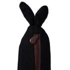 Пенал-тубус школьный на молнии «Заяц» черный - Фото 3