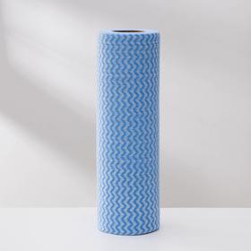 Рулон салфеток универсальных Доляна, 25x30 см, 50 шт, цвет МИКС