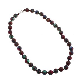 Бусы шар №10 «Турмалин цветной», 45см  (артикул 673645)  большой выбор товаров оптом и в розницу по низким ценам с доставкой