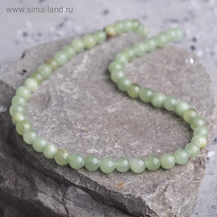 Бусы шар №8 «Оникс», 45см - Фото 1