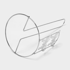 Держатель для бумажных полотенец Доляна «Бабочки», 13×13×27 см, хром - Фото 4