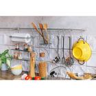 Сушилка для столовых приборов подвесная Доляна, d=1.5 см, 15×10.8×18 см, хромированная - Фото 12