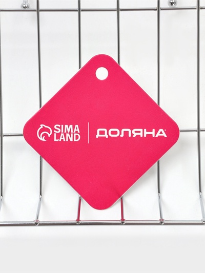 Полка универсальная Доляна, бытовая, с крючками, 42×12×15 см, хромированная