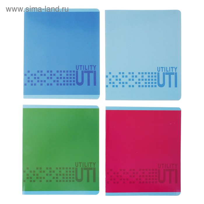 Тетрадь 48л клетка UTI, лак МИКС - Фото 1