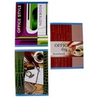 Тетрадь А4 96л клетка, "Офис-стиль" лак МИКС - Фото 1