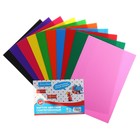 Картон цветной гофрированный Jooydoo, А4, 10 листов, 10 цветов - Фото 3
