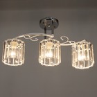 Люстра 91287/3 E27 40Вт белый-хром 52х15х25 см BayerLux 4901104