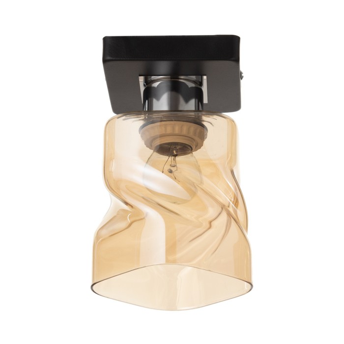 Светильник 91318/1 E27 40Вт черный 12х12х18 см BayerLux - Фото 1