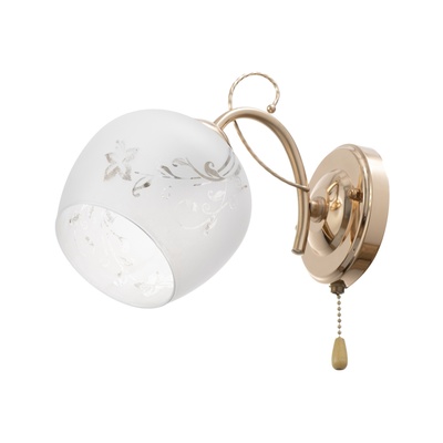 Бра 91333/1, E27, 40 Вт, золото, 21×19×21 см