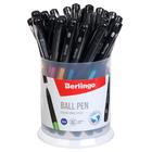 Ручка шариковая Berlingo. Color Zone stick, синий стержень, узел 1.0 мм, прорезиненный корпус, МИКС - Фото 9