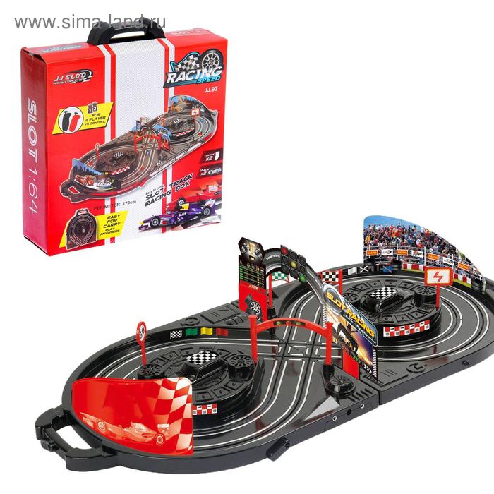 УЦЕНКА Автотрек в кейсе «Ралли», работает от батареек - Фото 1