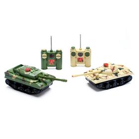УЦЕНКА Танковый бой «Танковое сражение», на радиоуправлении, 2 танка, свет и звук 5797664
