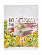 Посыпка кондитерская «Микс»: зеленый, желтый, белый, 50 г - Фото 4