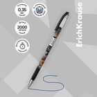 Ручка шариковая ErichKrause ColorTouch Rough Native, узел 0.7 мм, чернила синие, покрытие Soft Touch, длина линии письма 2000 метров (комплект 24 шт) - фото 28736588