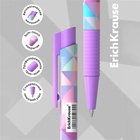 Ручка шариковая автоматическая ErichKrause ColorTouch Magic Rhombs, узел 0.7 мм, чернила синие, резиновый держатель, покрытие Soft Touch (комплект 6 шт) - фото 29779893