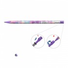 Карандаш механический ErichKrause ColorTouch "Magic RhombsНВ", грифель d=2,0 мм, с точилкой, корпус "Soft-touch" с дизайном, в тубусе - Фото 2