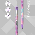 Карандаш механический ErichKrause ColorTouch "Magic RhombsНВ", грифель d=2,0 мм, с точилкой, корпус "Soft-touch" с дизайном, в тубусе - Фото 6