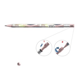 

Карандаш механический 2.0 мм ErichKrause ColorTouch Flora, с точилкой, НВ
