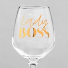 Бокал для вина «Lady boss», 350 мл, тип нанесения рисунка: деколь - фото 4316915