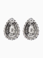 Серьги со стразами «Морское сияние», синие в чернёном серебре - Фото 2