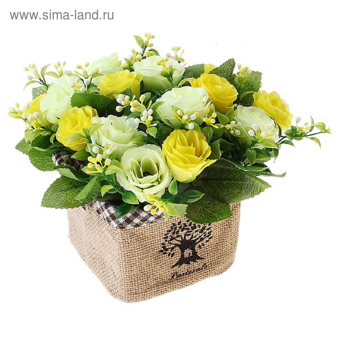 композиция в мешочке 18*12 см розы - Фото 1