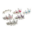 Заколка-автомат для волос "Сюзанна" василек 7 см - Фото 2