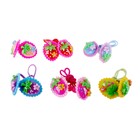 резинка для волос кружева клубничка (набор 6пар) - Фото 2