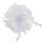 резинка для волос " Школьница" белый бант лотос - Фото 2